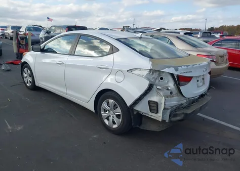 2016 Hyundai Elantra Se z USA, uszkodzony, nr VIN 5NPDH4AE1GH770619